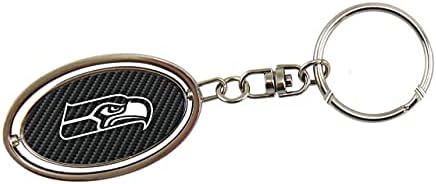 Rico Industries NFL Football Metal Spinner Keychain 1.25 x 4,5
