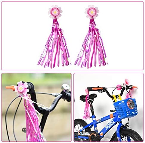 Детски велосипед рог, деца со велосипед со 2 пакувања со велосипедски додатоци за велосипеди за девојчиња или момчиња или момчиња