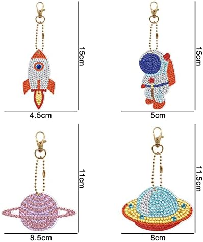 5d дијамантски сликарски клучеви за деца деца со клуч за занаетчиски производи за занаетчиски производи DIY дијамантски декоративни додатоци