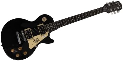 Блонди Чаплин потпиша автограм со целосна големина Гибсон Епифон Лес Пол Електрична гитара многу ретка W/JSA автентикација - Beach Boys,