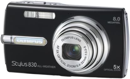 Дигитална камера на Олимп 830 8MP со двојна слика стабилизирана 5x оптички зум