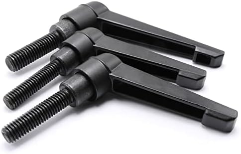 20 парчиња/лот M8*l црна машка рачка за прицврстување на конец за прилагодување на рачката на рачката за CNC 3D печатач -