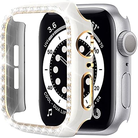 Анканг Дијамант Кристално Куќиште за Apple Watch 7 6 se 40mm 44mm 41mm 45mm Iwatch Серија 5 3 38mm 42mm Заштитни Капаци Женски Додатоци