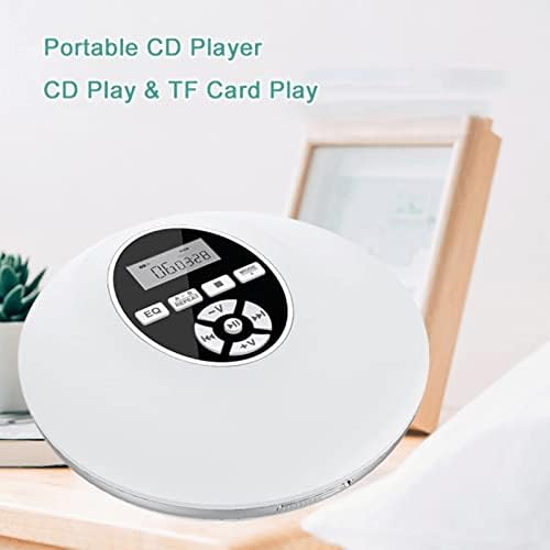 Преносен ЦД плеер WYFDP Анти-Скид Мал музика ЦД Walkman за домашно патување автомобил со LCD дисплеј поддршка TF картичка лична
