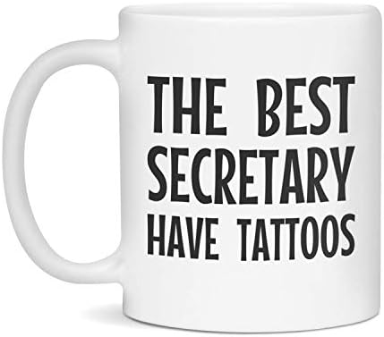 Најдобриот Секретар Има Тетоважи, Бело Од 11 Унци