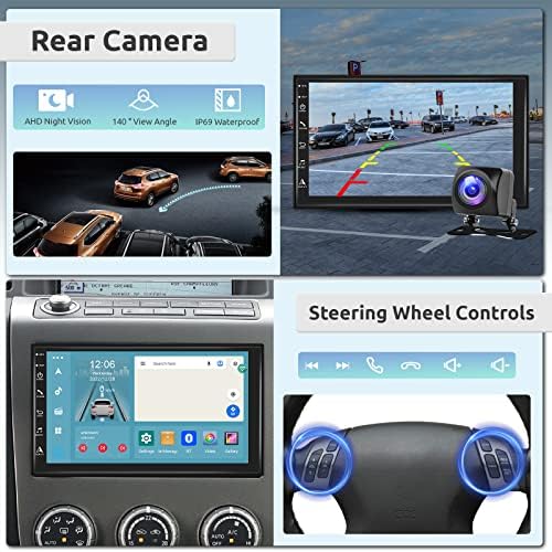 4g+64G Окта Јадро Двоен Din Автомобил Стерео Со Безжичен Apple Carplay 7 Екран На Допир Андроид 12 Автомобил Аудио Со Bluetooth 5.1 Android