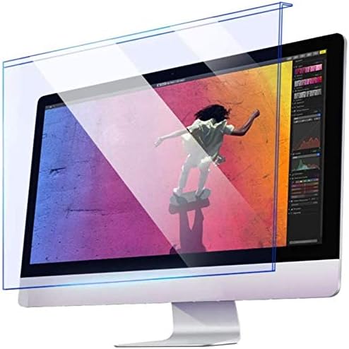 ZShyp Екран заштитник Компјутерски монитор/ТВ, филтрирање на сина светлина акрилен анти -отпечаток различни големини за ЛЦД, ЛЕР, OLED