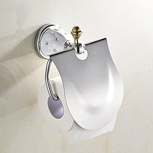 Додатоци за бања со кристал хром поставува месинг бања хардвер постави сребрени полирани модерни wallидни сапуни мрежа