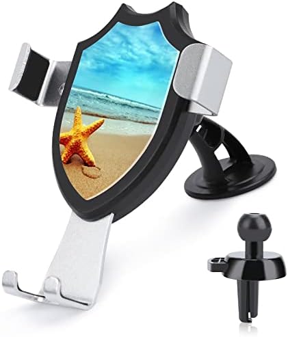 Телефон за монтирање на starвездички на плажа за универзален држач за мобилни телефони, табла за прозорец за ветровитница погодна за паметни