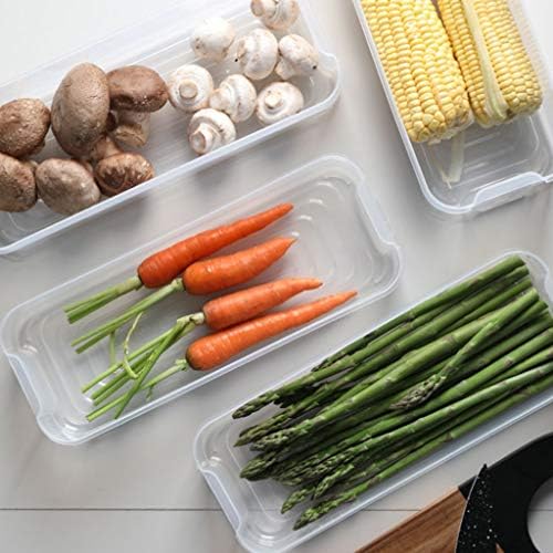 SLNFXC Кутија За Складирање Конзервирани Јајца, Конзервирана Храна, Зеленчук И Овошје, Проѕирна Кутија За Складирање, Кутија