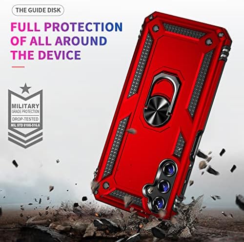 Dzxoui За Samsung A14 5G Случај со [2 Пакет] Заштитник На Екранот, Воена Одделение Shockproof Покритие Целосна Заштита Тело Хард