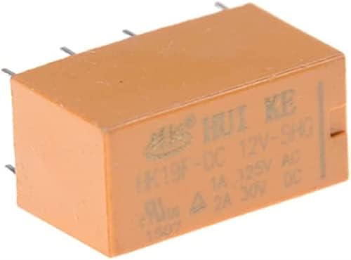 FOPURE Relay 10pcs/многу 8 Пински Релеи ЗА Напојување HK19F DC12V SHG Серпентина Мини Релеи За Напојување Постави Pcb Тип Повеќенаменско Реле