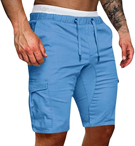 Гуобиозиј карго панталони за мажи за пешачење за пешачење шорцеви Брзи суви тактички шорцеви на отворено со џебови, кампување, риболов шорцеви