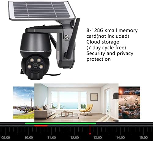 Кадимендиум Соларна Безбедносна Камера 2mp WiFi БЕЗЖИЧНА 1080P Со Рефлектори Ноќно Гледање Во Боја За Tuya 2 Начин Аудио IP65 Водоотпорна