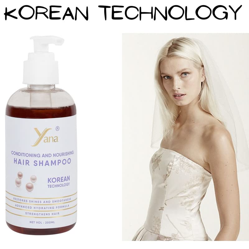 Јана шампон за коса со корејска технологија билен шампон за сува коса