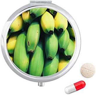 Свежо Овошје Жолта Банана Слика Пилула Случај Џеб Медицина Кутија За Складирање Контејнер Диспензерот