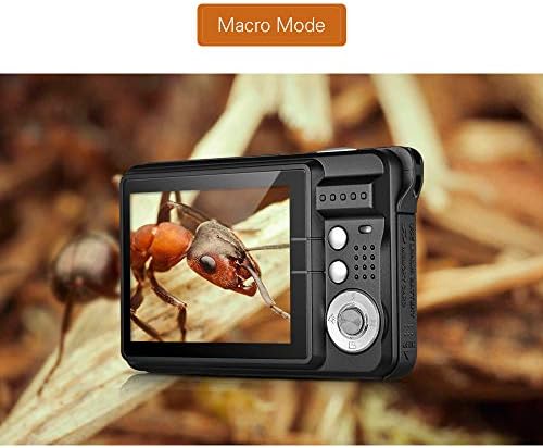 Digital Camnoon Digital Camera 1080p FHD Mini Digital Camera 48MP Anti-Shake Video Camcorder 8x Zoom 2.7 инчен екран лице Детакт за