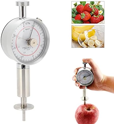 Тестер за цврстина на овошје, преносен овошен петентрометар со двојно покажувач со двојно покажувач на овошје Дурометар Тест тестер Тестер
