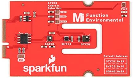Одбор за функции на животната средина на SparkFun MicroMod - Три сензори Монитираат во затворено опкружување Влажноста и температурата на концентрациите на CO2 комуницираа?