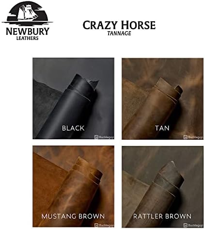 Buckeguy.com Newbury Leathers, луд коњ, панел, црна боја