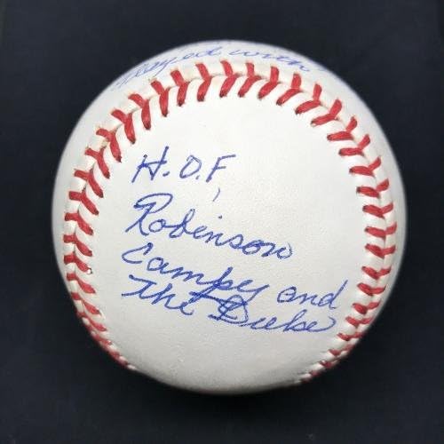 Пили Ве Рис Хоф соиграчи потпишаа бејзбол Робинсон Снајдер Кампенала ПСА/ДНК - Автограмирани бејзбол