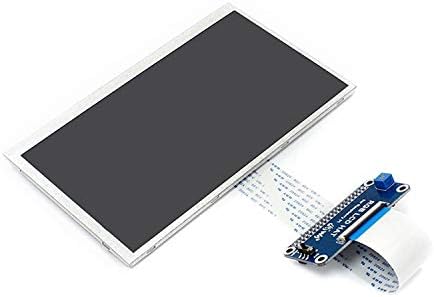 Висок дисплеј Waveshare 7inch LCD IPS 1024x600 дисплеј за Raspberry PI, DPI интерфејс.