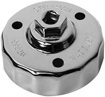 Стилман 97365 Клуч за капаче за филтрирање на нафта за Mazda, Snug Fit, 75,5 mm x 14 флејта