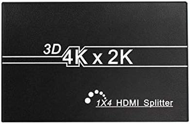 Wistar HDMI Сплитер 1 во 4 Надвор 4K@30hz Целосна HD1080P HDMI1. 4 Аудио Видео Дистрибутер Сплитер 1x4 Компатибилен Со Xbox PS3 PS4 Оган Стап Roku Blu-Ray Плеер HDTV