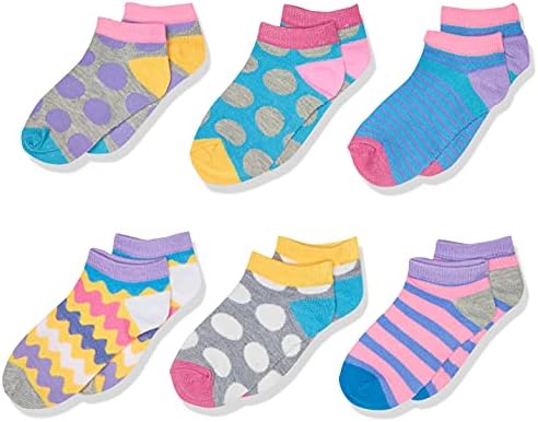 Џеферис Чорапи Девојчиња Мали Точки/Ленти Ниско Намалување Чорапи 6 Пар Пакет