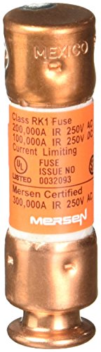 Mersen A2D-R AMP-TRAP 2000 Time-Dealay/Class RK1 осигурувач со визуелен отворен осигурувач индикатор за отворен осигурувач, 250VAC/DC, 200KA AC/100KA