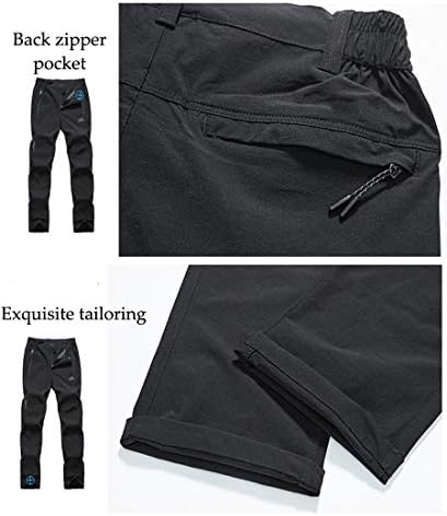 Rdruko женски панталони за пешачење на отворено, лесна брза сува вода отпорни на патувања риболов панталони со џебови