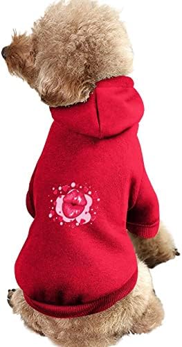 Loveубов-балка облека за кучиња зимски дуксери за миленичиња меки и топли дуксери за кучиња за мали средни кучиња
