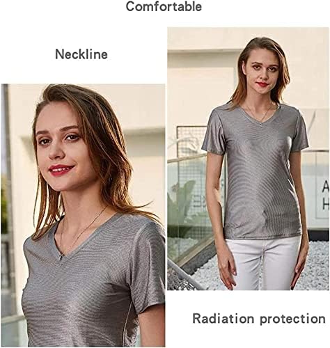 Облека Дарзис за бремени жени маица против шишање сребро влакна комбинација и заштита на зрачење за жени заштитна облека ЕМФ