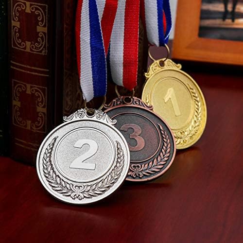 Медали За Наградата Тодмоми Метал со Ленти за Вратот 3 парчиња Златни Сребрени Бронзени Медали Победнички Медали За Спортски Натпревари