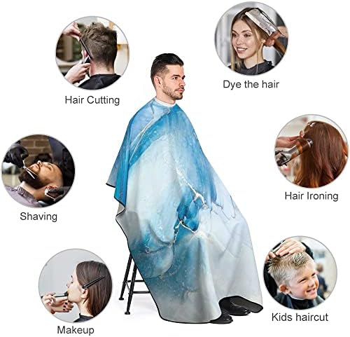 Вантасо Омбре сина бербер наметка за мажи жени деца професионални, екстра големи престилка за фризури биб салон за сечење коса крпа крпа за