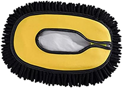 Magideal Microfiber Mop Cover Gead Craig for Car долга рачка додаток за миење садови Лесно инсталирајте автомобил за перење, камион,