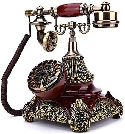 Европски Антички Телефонски Фиксен Домашен Ретро Телефон Креативен Старомоден Грамофон Моден Телефон