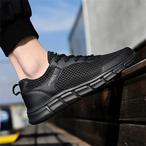 Мекнег Трендовски трчање чевли за мажи спортски чевли за тренингот за одење за мажи за мажи, летна обична мрежа за дишење 2022 лето
