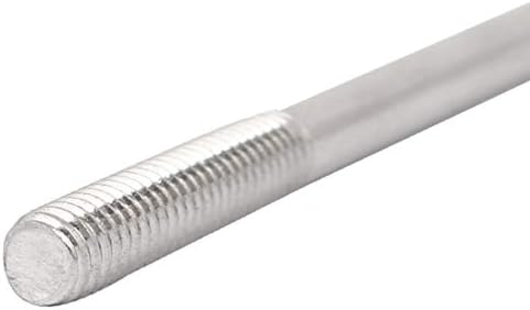 X-Gree M5x150mm 304 не'рѓосувачки челик двоен крај навојна завртка за завртки за завртки од 10 парчиња (M5x150mm 304 Tornillo de