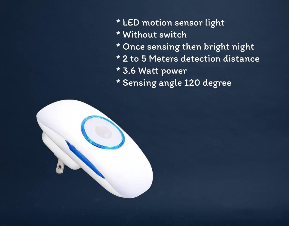 Вклучете лер Ноќно Светло Откривање На Движење Самрак До Зори Сензор автоматско Вклучување Исклучено 3.6 W Светлосна Моќ Соодветна Спална