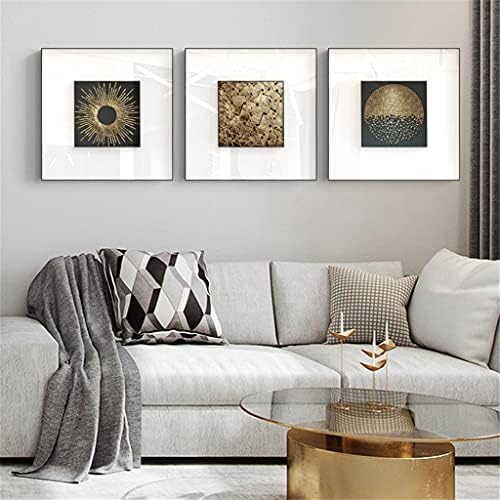 Wallидна уметност нордиски стил Апстрактен трем декоративно сликарство модерна дневна соба трпезарија виси сликање златно сликарство до дома