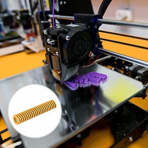 Uxcell 3D печатач умираат пролет, 18мм OD 90мм долг 2 парчиња спирално печат на светло за компресија на светло за компресија,