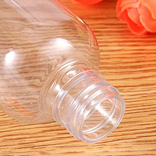 4 парчиња козметички празни садови со шишиња со шише со шишиња со рака за чистење на лосион за чистење празно лосион на отворено чаши