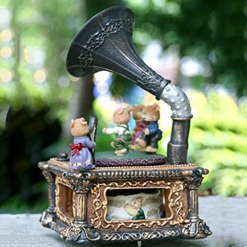 Се прашувам ме гроздобер грамофон музичка кутија класична октава кутија девојки принцеза роденден подарок девојки девојки bff