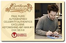 Пол Руд Автограм Мравка-Човек #11 Славна Личност Автентика Варијанта ЦГЦ Потпис Серија 9.8