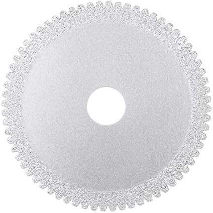 4,5-инчен дијамантски тркала за сечење на дискови со пила за камена керамика стакло 46 решетки сребрен тон