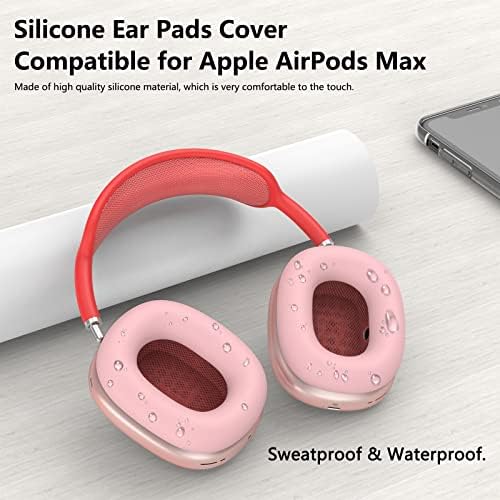 [2 пара] Покријте силиконски уши за уво за аеро -капаци максимални перничиња за слушалки, потполни додатоци за куќиште на куќиште
