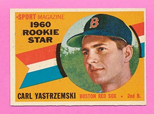 EX +/- YAZ YASTRZEMSKI Rookie 1960 Topps 148 Carl Vintage Uncroated W/PD *TPHLC - Бејзбол плочи гроздобер картички