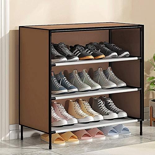 Mfchy Daushproof Соберете чевли решетката едноставен кабинет за чевли за складирање на домови