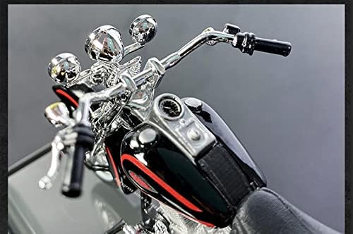 Возила на модели на скала Apliqe за 1:18 Harley-Davidson 1998 Flsts Heritage легура умираат модел со моторцикли, оперативен играчки автомобил